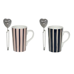 Coffret d'un mug à thé avec...