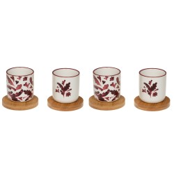 Coffret de 4 tasses avec...