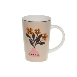 Coffret maxi mug Bloom 35cl en porcelaine décorée
