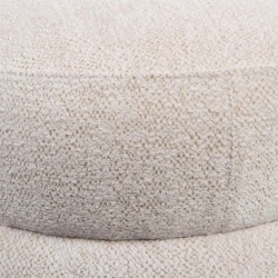 Pouf Nuage D42 cm rond en tissu et bois
