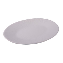 Plat ovale Bohémia 41,5 cm blanc