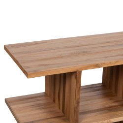 Console bibliothèque Roll 139 cm en bois