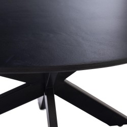 Table basse ovale en manguier et métal L120 cm Porto