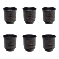 Gobelet Chado noir 12,5 cl...