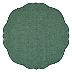 Set de table rond fleur...