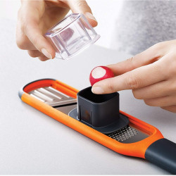 mini râpe 2 en 1 handi-grate orange