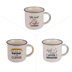 Mug 35 cl Zinc (lot de 3)