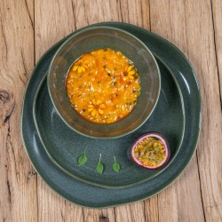 Assiette à dessert Symphony vert 21 cm (lot de 6)