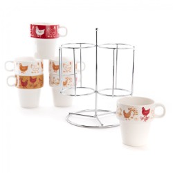 Coffret de 6 tasses expresso Maggie
