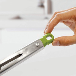 JOSEPH JOSEPH - Pince alimentaire silicone/inox elevate vert