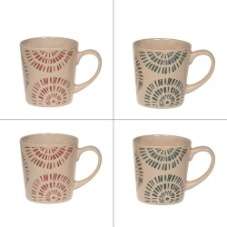 Coffret de 4 mugs Amani 40 cl