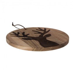 Planche bois cerf D 26 cm