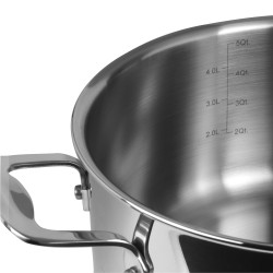 Faitout 24 cm inox Supreme pro 5.3 L