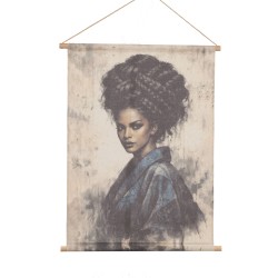 Toile kakemono femme en...