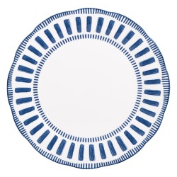 Assiette plate Napoli bleue...