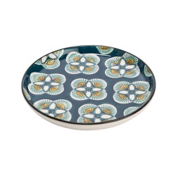 Assiette dessert Imany bleu...