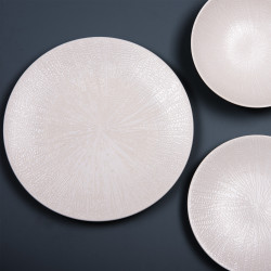Assiette creuse Santal 19 cm blanc (lot de 6)