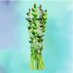 Planche de travail en verre asparagus 30 x 30 cm worktop saver