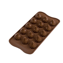 Moule en silicone pour 15 Chocoflame de 2.7 cm