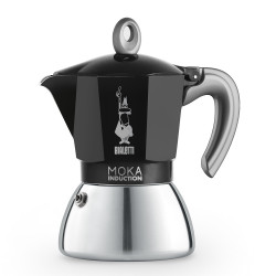 Cafetière italienne Moka induction 6 tasses noir