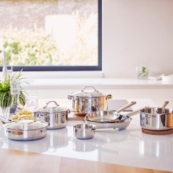 Casserole Cicla 12 cm en acier inoxydable recyclé
