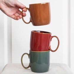 Mug Elyas rouge 38 cl (lot de 6)