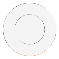 Assiette plate en grès...