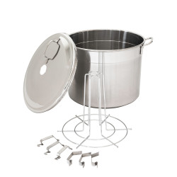 Stérilisateur inox pour 6 bocaux 24L