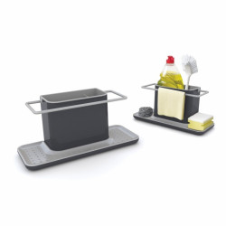 Rangement d'évier caddy Sink tidy grand modèle gris