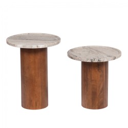 Lot de 2 tables d’appoint...