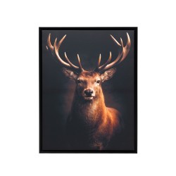 Toile cerf dans la nuit...