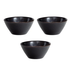 Bol Chado noir 12 cm (lot...