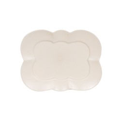 Plat Chado blanc 20x15,5 cm