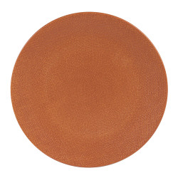 Assiette plate Vésuvio terra 27 cm (lot de 6)