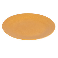 Assiette plate vésuvio safran 27 cm (lot de 6)