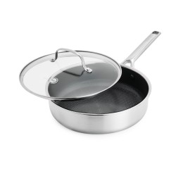 Sauteuse  24 cm inox triply...