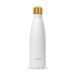 Bouteille isotherme inox blanc 50cl
