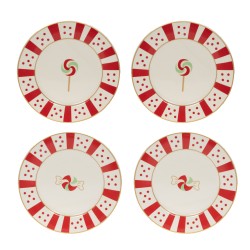 Set de 4 assiettes à...