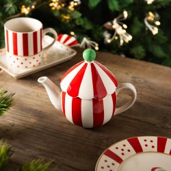 Set de 4 assiettes à dessert Candy 21 cm