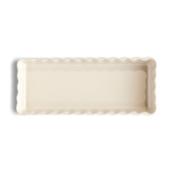 Tourtière longue rectangle Argile beige