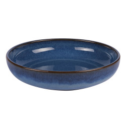 Assiette creuse Uno Bleu Cobalt 22 cm (lot de 6)