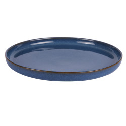 Assiette à dessert Uno bleu cobalt 22 cm  (lot de 6)