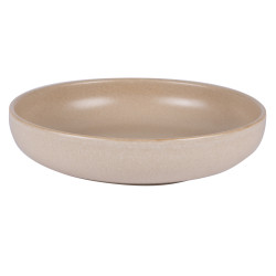 Assiette creuse Uno sable réactif 22 cm  (lot de 6)