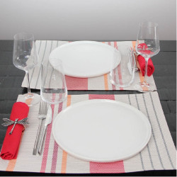 Set de table en résine Cap Ferret rouge 50x35 cm (lot de 6)