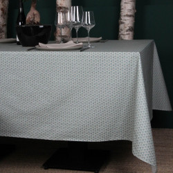 Nappe enduite Riad aqua 150x150 cm