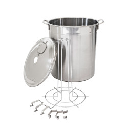 Stérilisateur pour 12 bocaux et traiteur 37 l en inox