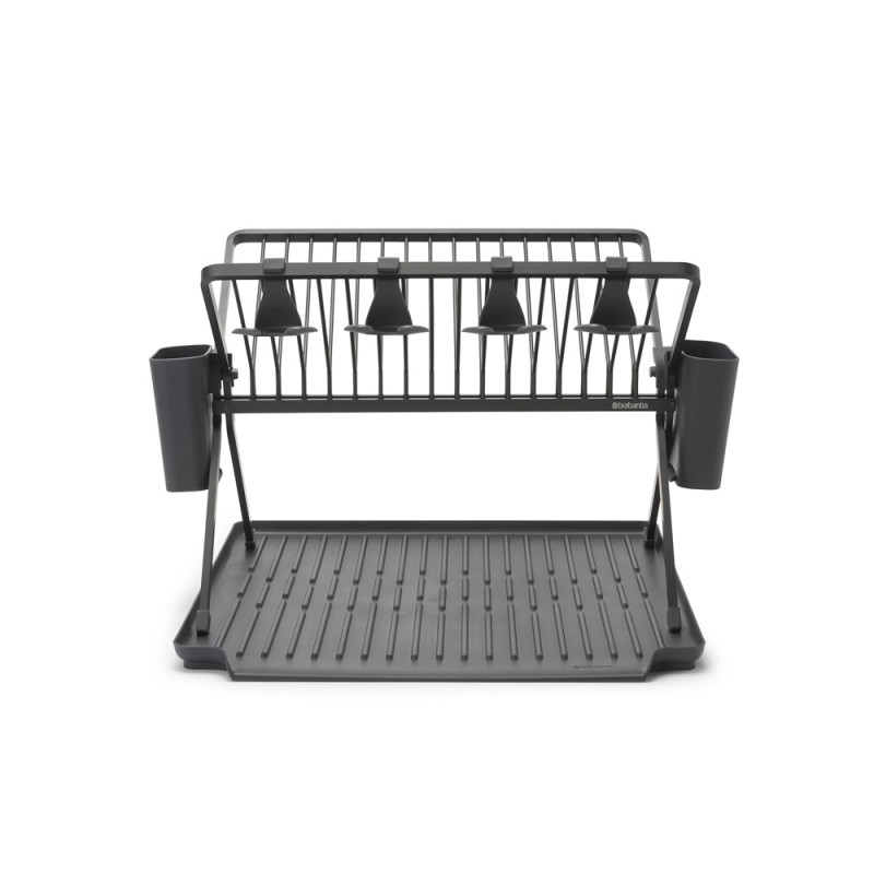 Égouttoir à Vaisselle Pliable – Pour Comptoir Ou Évier – Grille Large, Matériau Solide – Idéal Petites Cuisines