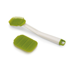 Brosse et éponge à récurer