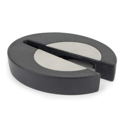 Tire-bouchon à levier noir avec coupe-capsule 14 cm Baltazar Dark