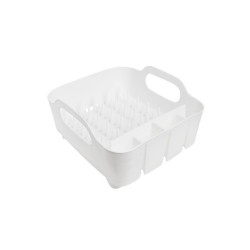 Egouttoir à vaisselle en plastique moulé blanc Tub
